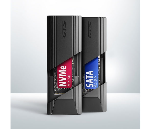 Axagon EEM2-GTS2, USB-C 10Gbps - M.2 NVMe & SATA SSD THIN box - 1353425 - zdjęcie 2